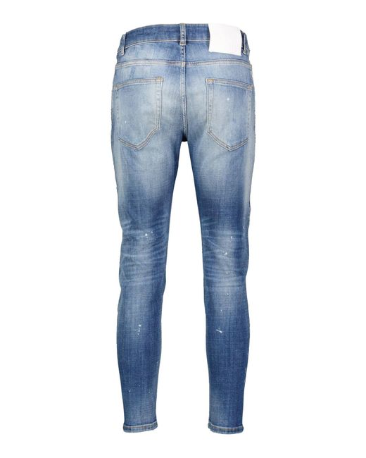 Goldgarn 5-Pocket- Jeans NECKARAU Twisted Fit / Cropped (1-tlg) in Blue für Herren