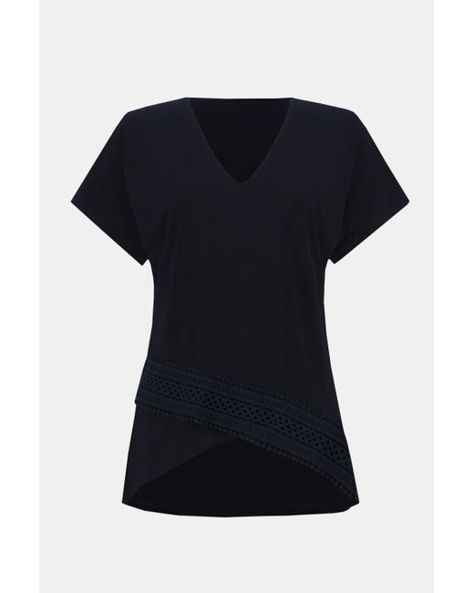 Joseph Ribkoff Black Blusentop