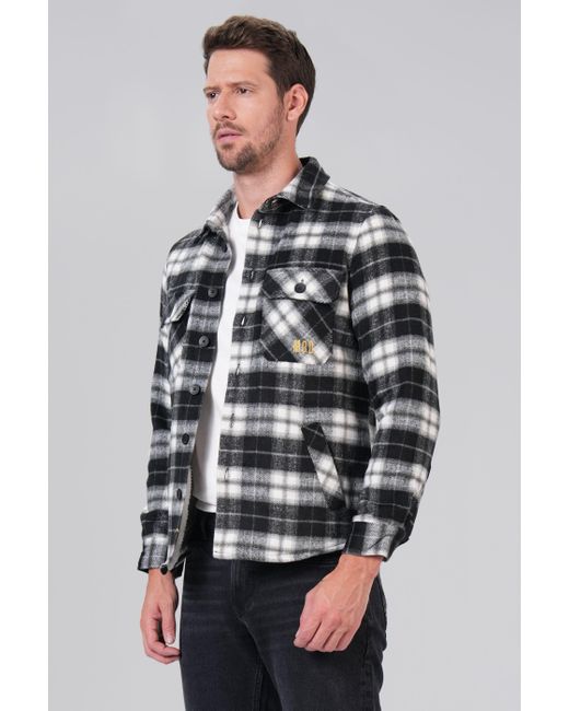 Miracle of Denim Hemdjacke in Gray für Herren