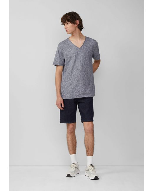 QS Bermudas Denimshorts John / Regular Fit / Mid Rise Waschung in Blue für Herren