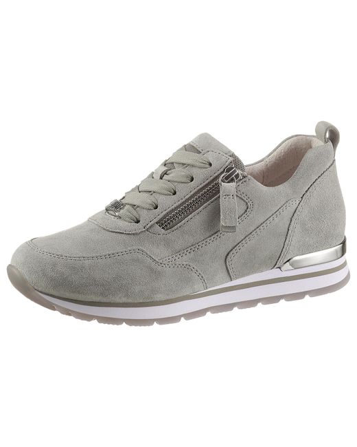 Gabor Sneakers Met Sleehak York Met Rits Aan De Buitenkant in het Grijs -  Lyst
