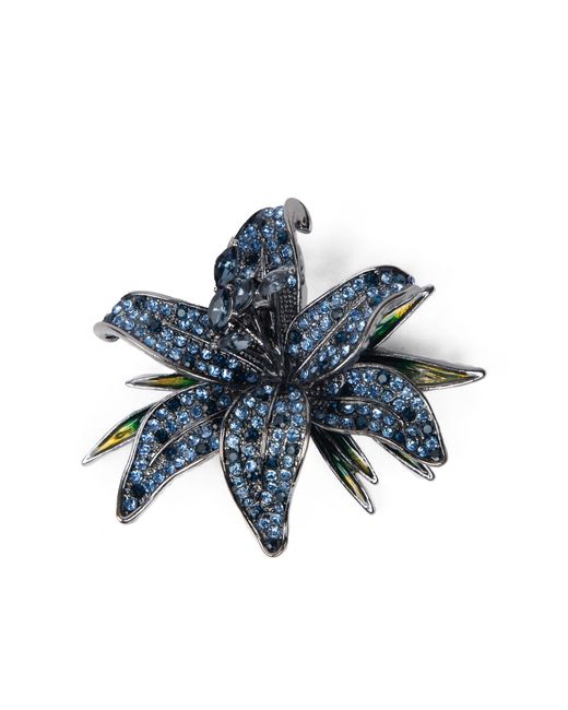 MayTree Blue Brosche "", brilliant dunkelblau