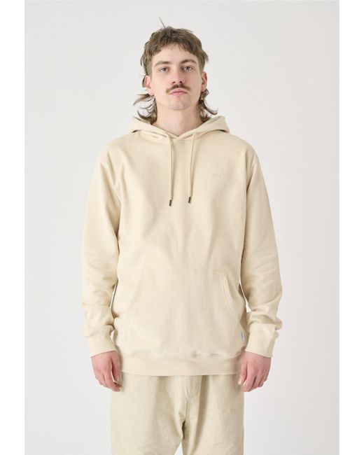 CLEPTOMANICX Kapuzensweatshirt Ligull mit lockerem Schnitt in Natural für Herren