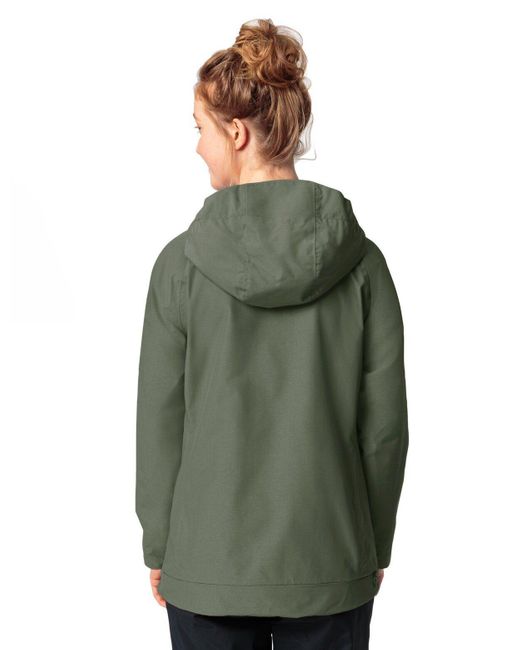 Vaude Green Outdoorjacke Women's Comyou Pro Rain Jacket (1-St) Klimaneutral kompensiert