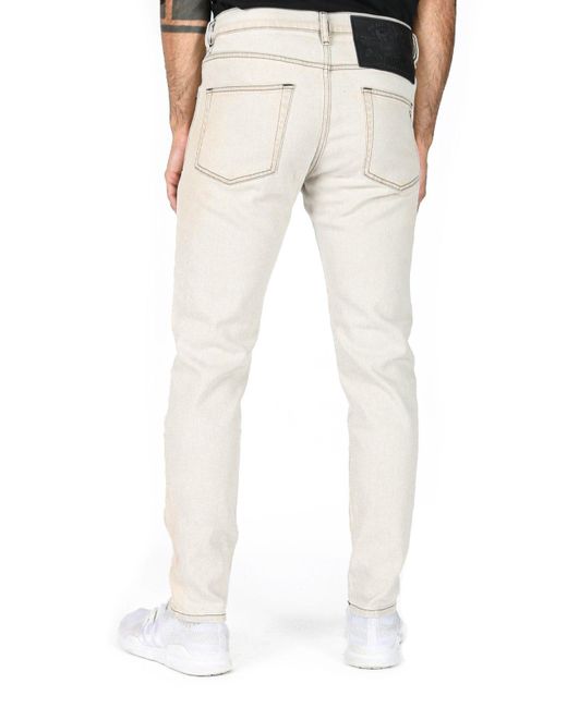 DIESEL Slim-fit-Jeans Creme Weiß in Weiß für Herren | Lyst DE