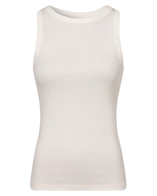 Marie Lund White Print-Shirt Ohne