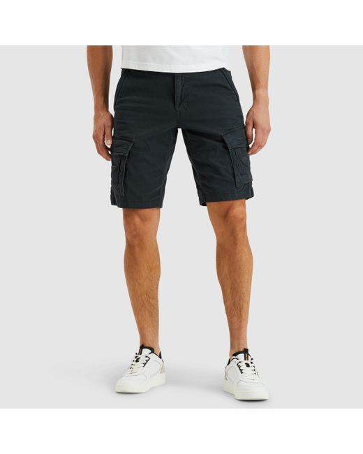 PME LEGEND Cargoshorts in gewaschener Optik in Blue für Herren