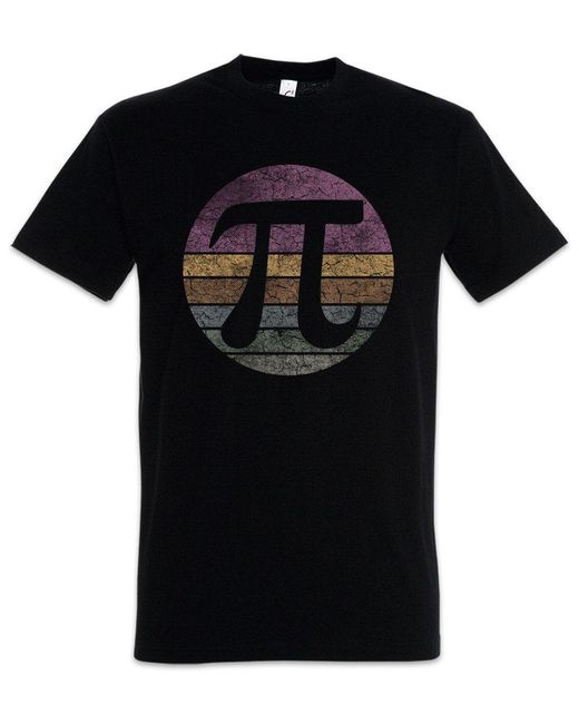 Urban Backwoods Print- Vintage Pi -Shirt Mathematik Lehrer Mathe Unterricht in Black für Herren
