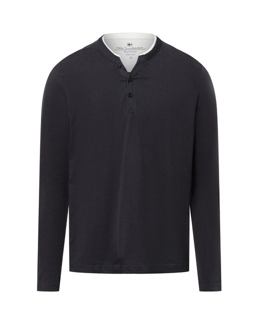 Nils Sundström Langarmshirt in Blue für Herren
