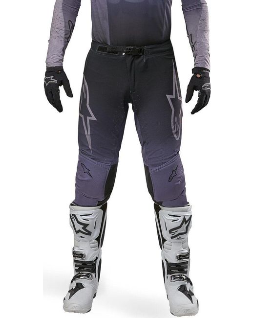 Alpinestars Motorradhose Supertech Dade Motocross Hose Atmungsaktiv in Blue für Herren