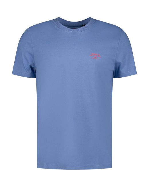 new zealand auckland Kurzarmshirt Leonard in Blue für Herren