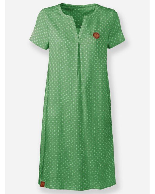 WITT Green Etuikleid Druckkleid
