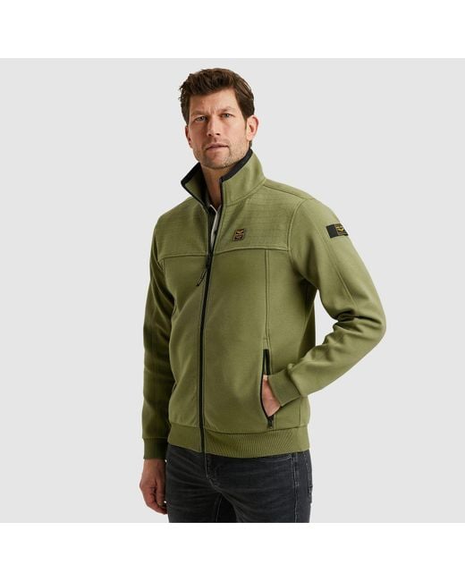 PME LEGEND Sweatjacke mit Reißverschluss in Green für Herren