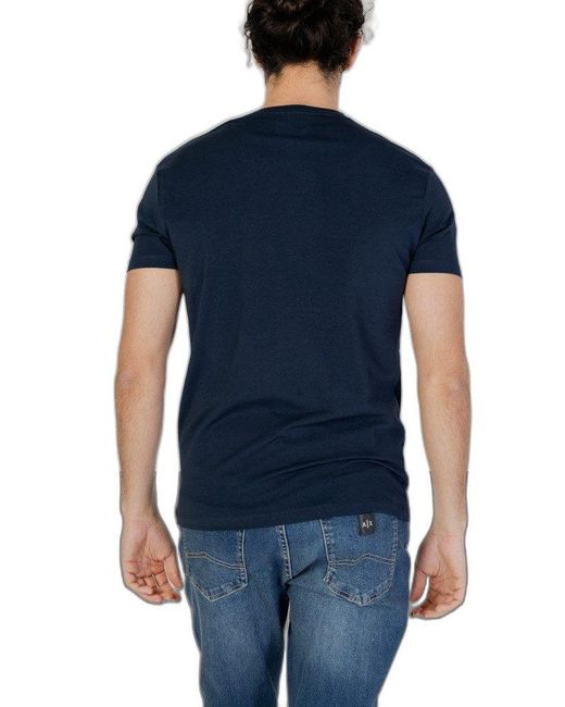 Gas T-Shirt in Blue für Herren