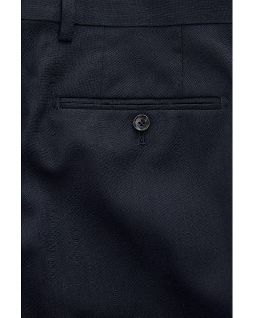 Next Anzughose Signature Nova Fides Hose aus Wolle im Regular Fit (1-tlg) in Blue für Herren