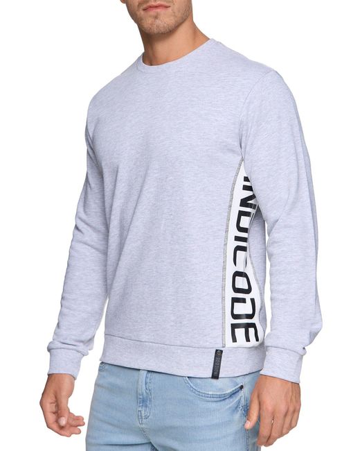 INDICODE Strickpullover INNilon in Gray für Herren