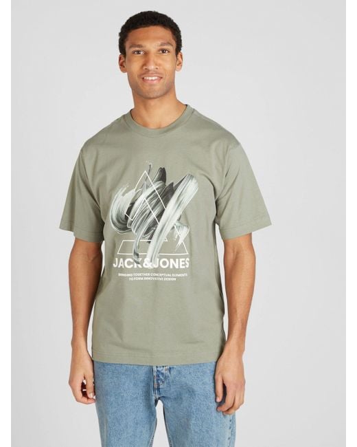 Jack & Jones T-Shirt TINT (1-tlg) in Green für Herren