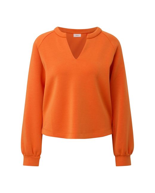 S.oliver Orange Strickpullover Sweatshirt