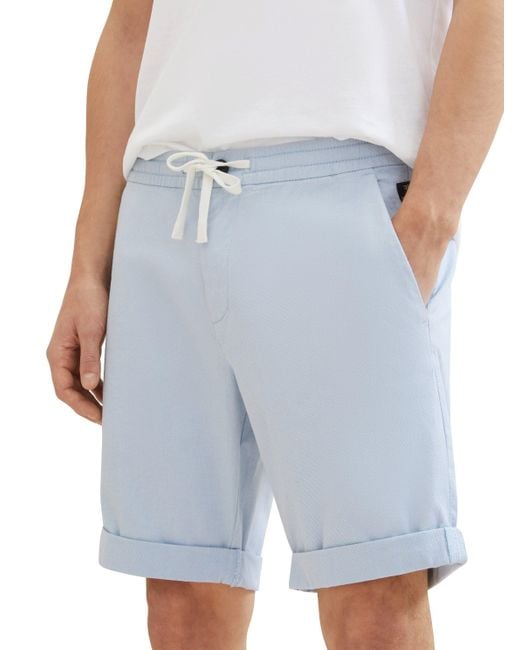 Tom Tailor Shorts mit Dehnbund in Blue für Herren