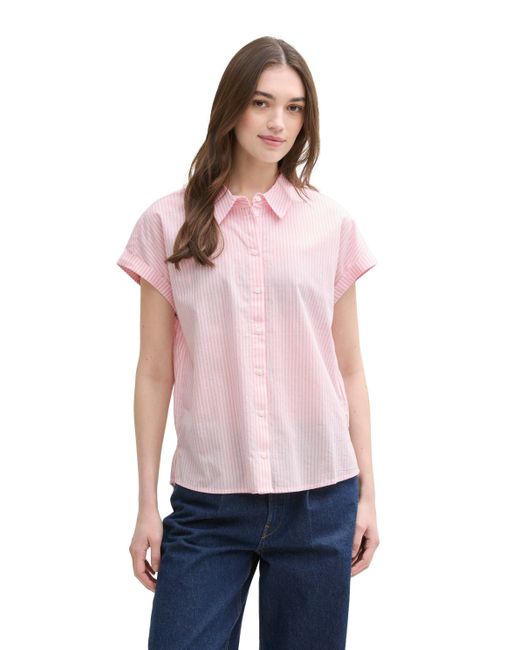 Tom Tailor Pink Kurzarmbluse