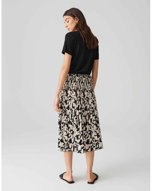 Opus Black RIBANE WILDFLOWER Plisseerock mit Allover Print