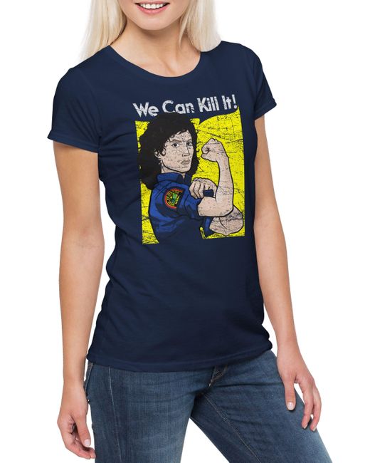 Urban Backwoods Blue Print- We Can Kill It T-Shirt Ripley Prometheus Nostromo Weyland