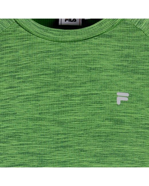 Fila Sweatshirt Redding Running Crew Shirt mit reflektierendem -Logo in Green für Herren