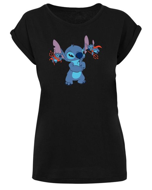 F4NT4STIC T-Shirt Lilo und Stitch Little Devils Print in Schwarz | Lyst DE