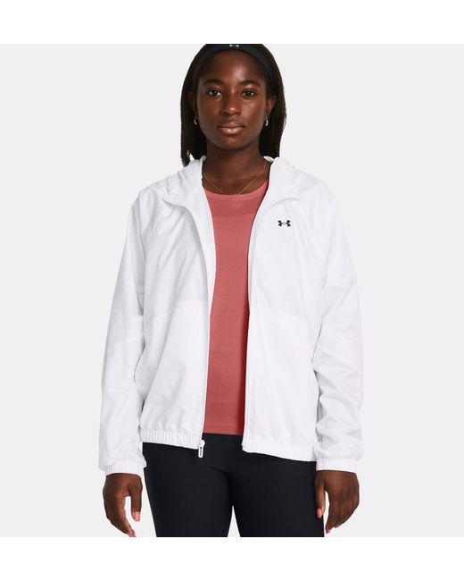 Under Armour White ® Laufjacke UA Rival Sport Windbreak Jkt-W