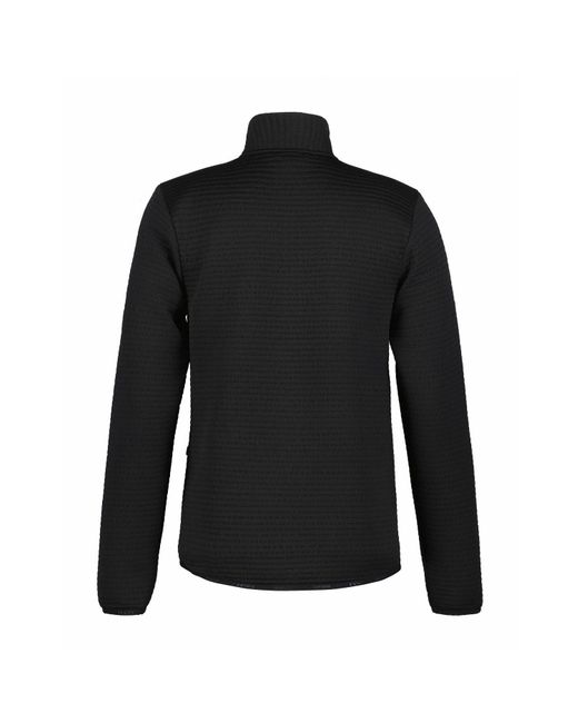 Icepeak Strickfleecejacke Algoma Midlayer in Black für Herren