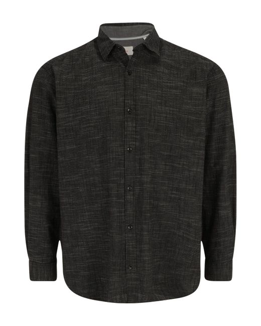 S.oliver Langarmhemd (1-tlg) in Black für Herren