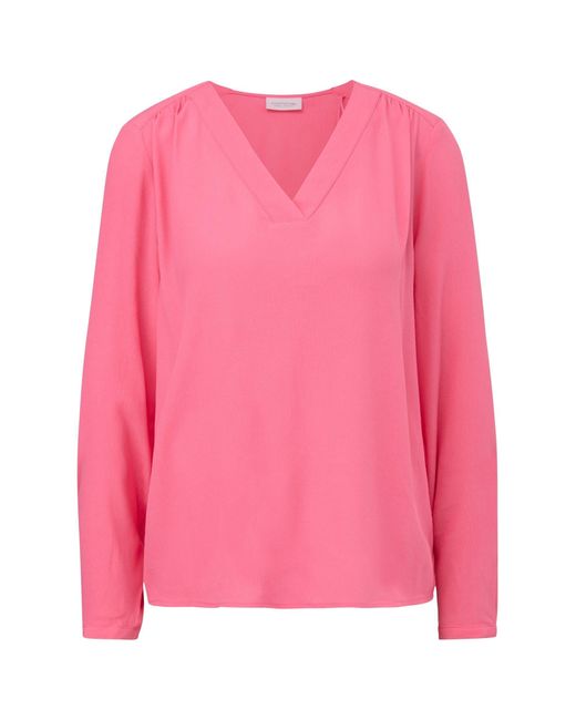 comma casual identity Pink Blusentop Bluse