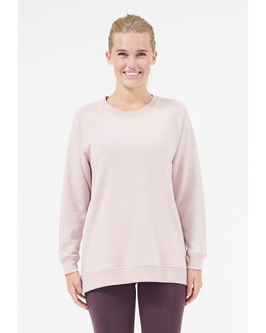 Athlecia Pink Sweatshirt RIZZY mit extra hohem Viskoseanteil
