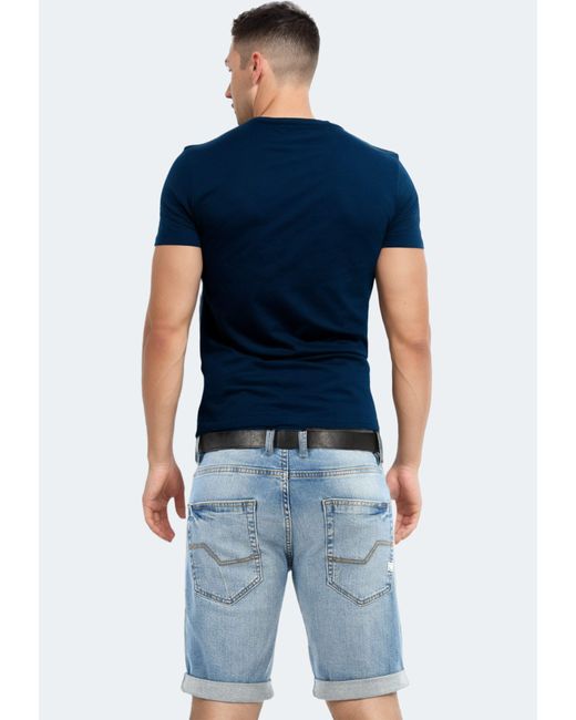 INDICODE Shorts Inkadeu mit 5-Pocket Design in Blue für Herren
