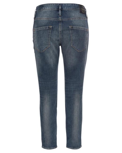 Herrlicher Blue 7/8-Jeans Shyra (1-tlg) Plain/ohne Details, Patches