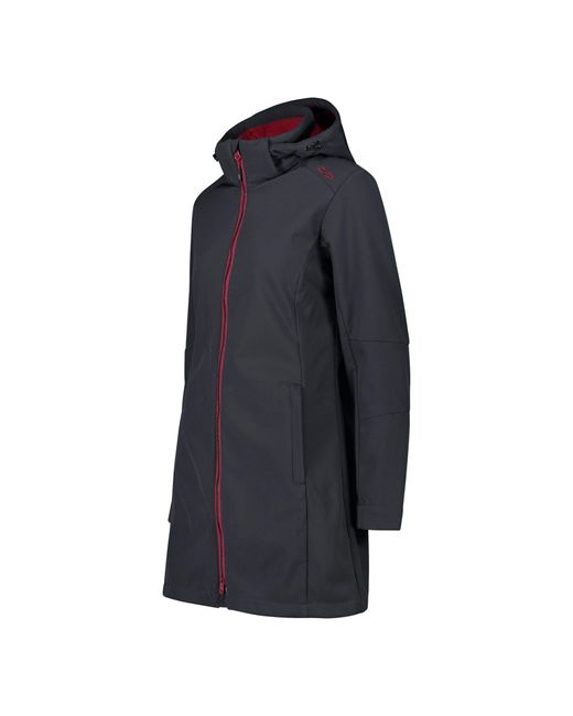 CMP Blue Softshelljacke Zip Hood Softshell Coat 3A08326