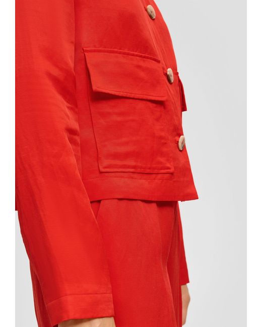 S.oliver Red Funktionsjacke Jacke aus Viskosemix