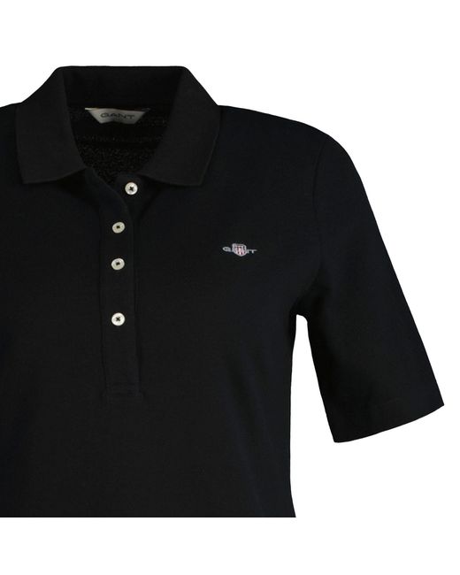 Gant Black T-Shirt Poloshirt