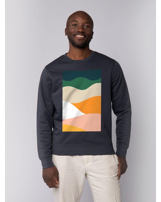 wat? Apparel Wat? Apparel Sweatshirt Countryside 03 in Blue für Herren