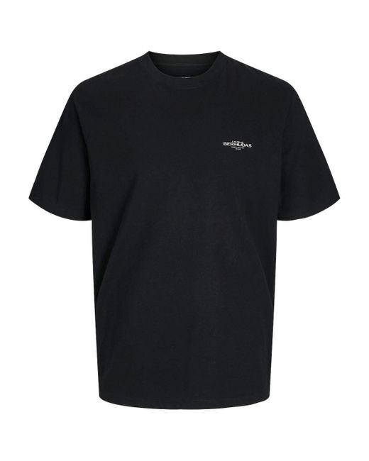 Jack & Jones T-Shirt JORCONTE TEE SS CREW NECK SN STYD P in Black für Herren