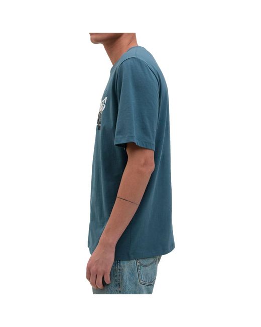 Jack & Jones T-Shirt JJHAWAII Shape Tee SS Crew Neck LN mit Rundhalsausschnitt in Blue für Herren