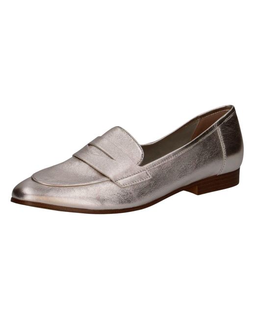 Caprice Brown Leder Slipper