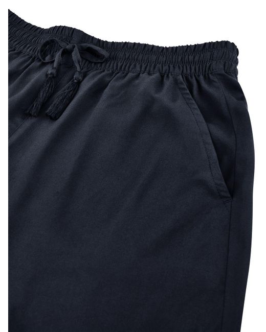 DENIMFY Blue Bermudas Shorts DFLia Regular Fit kurze Stoffhose mit Kordelzug