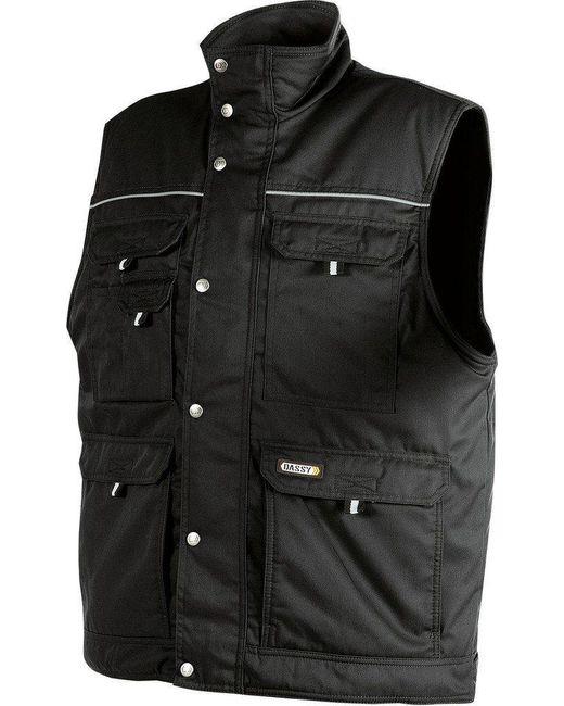 Dassy Sweatweste in Black für Herren