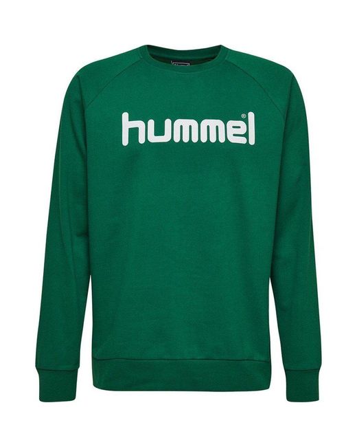 Hummel Go Cotton Logo Sweatshirt in Green für Herren