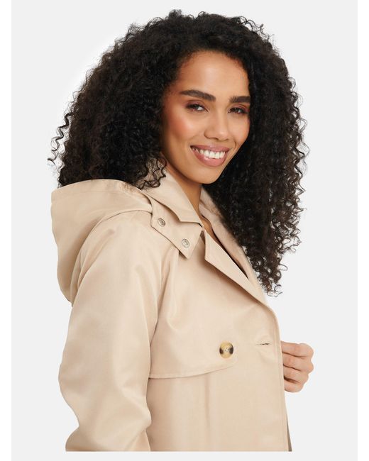 Threadbare Natural Trenchcoat (1-tlg) im klassischen Design