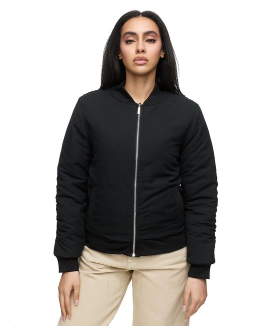 Worldclassca Gray Bomberjacke mit Reißverschluss Pilotenstiel Biker