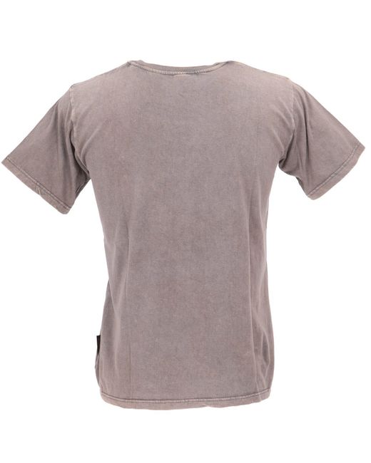 Guru-Shop Tibet & Buddhist Art T-Shirt, Little Buddha.. alternative Bekleidung in Gray für Herren