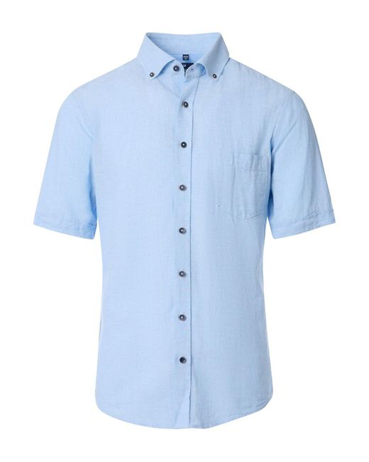 Redmond Kurzarmhemd 251135999 in Blue für Herren