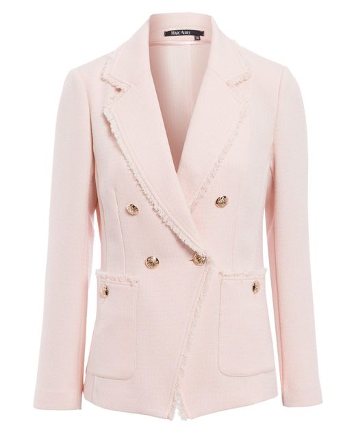 MARC AUREL Natural Kurzblazer aus sparkling Sommer-Tweed